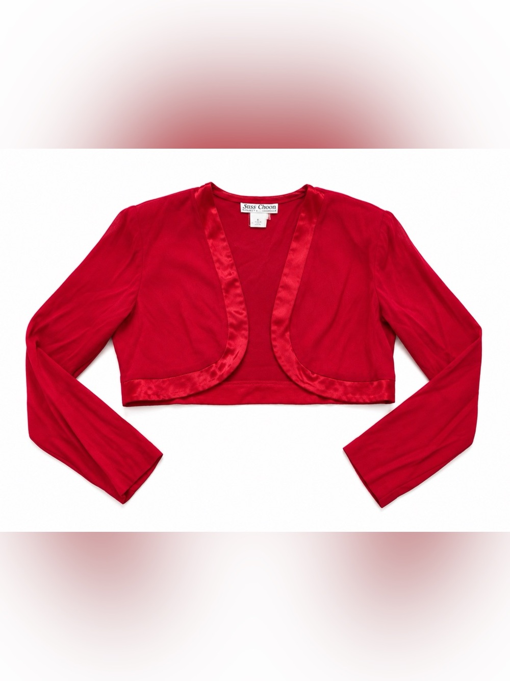 Vintage red bolero jacket
